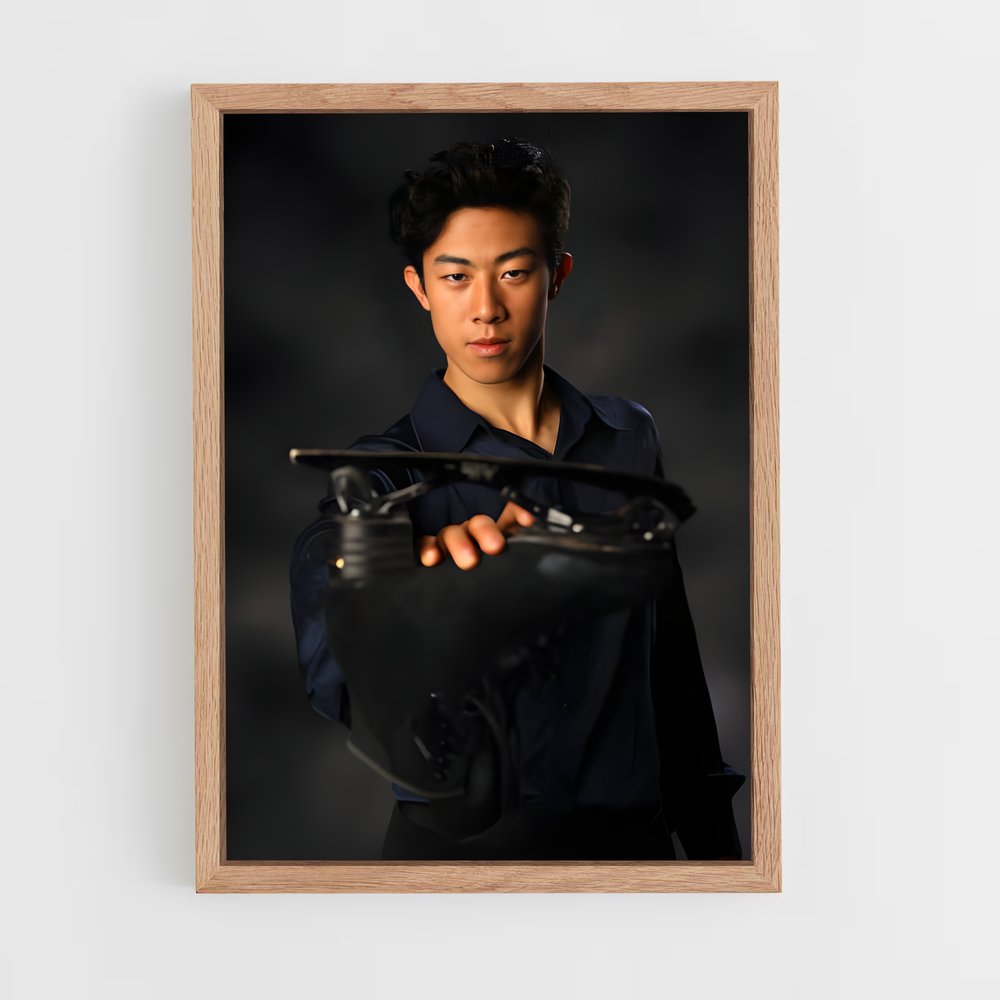 Poster Nathan chen – affiche Patinage artistique (vue 4)